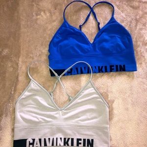 LOT of TWO + CALVIN KLEIN + SEAMLESS SPORTS BRAS